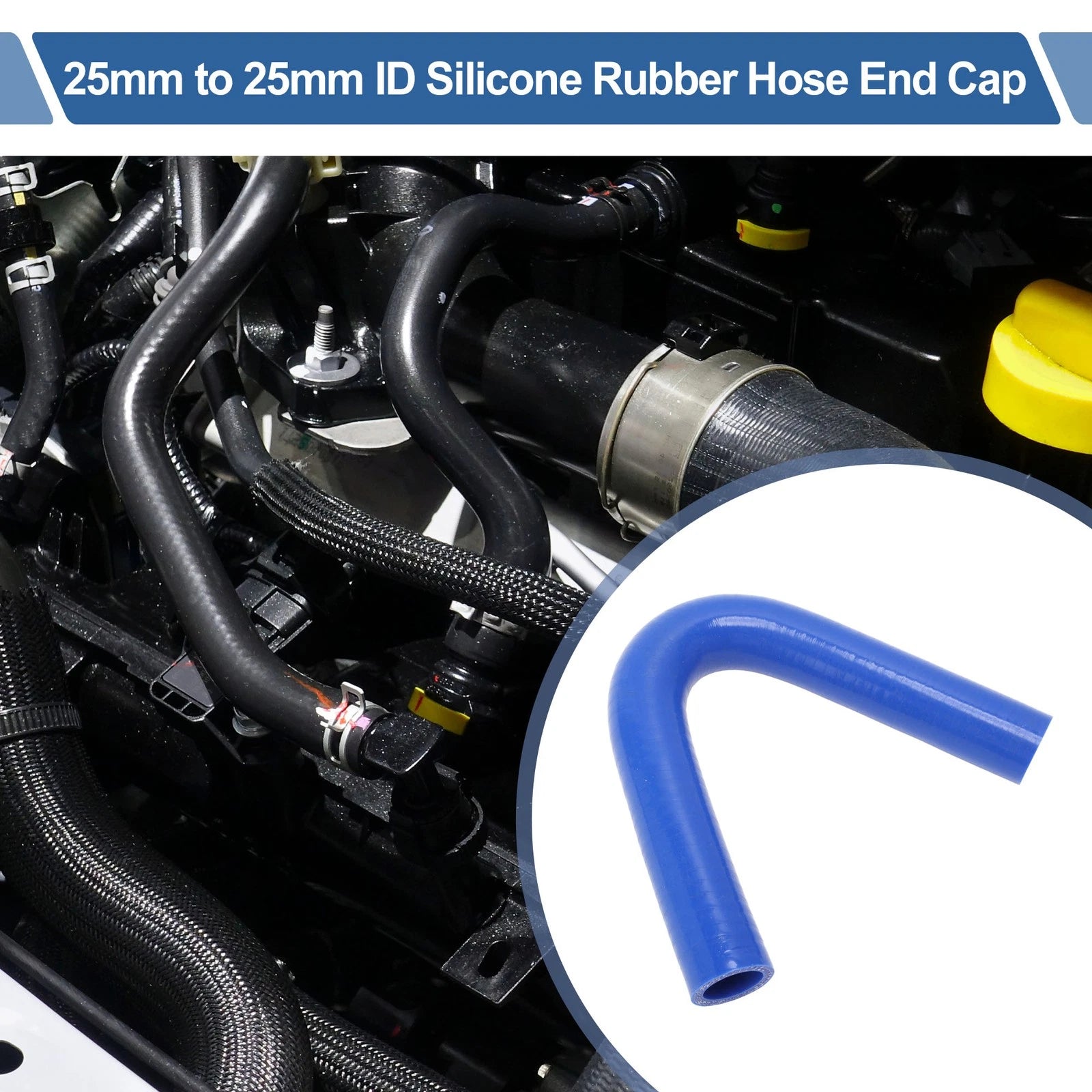 25mm Silicone Elbow for Intercooler Heater (135 Degree, 4 Layers)