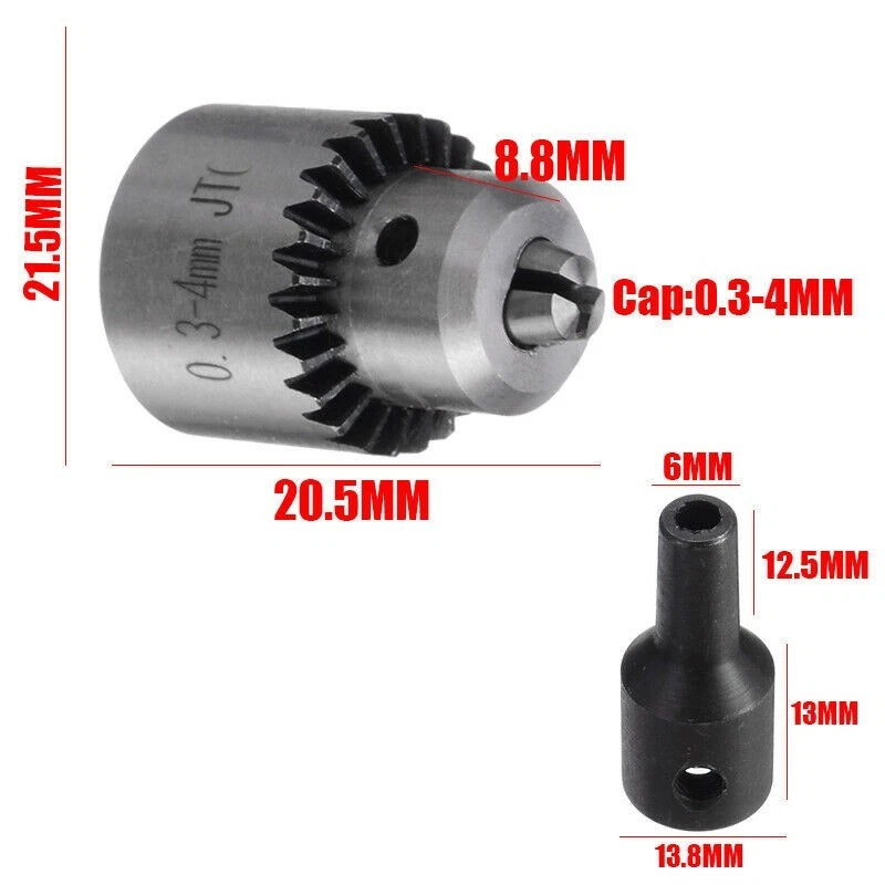JT0 Tapered Drill Chuck for Various Power Drills (Compatible)
