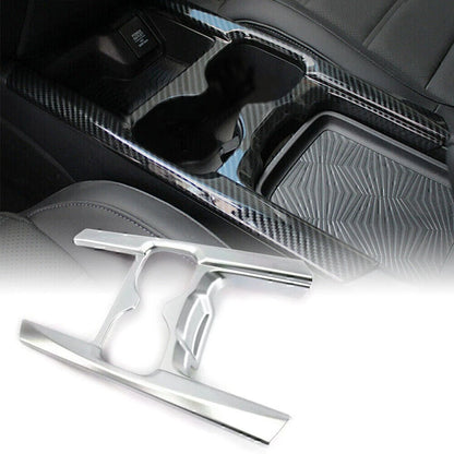 Chrome Water Cup Holder Cover Trim Frame for Honda CR-V (2017–2019)