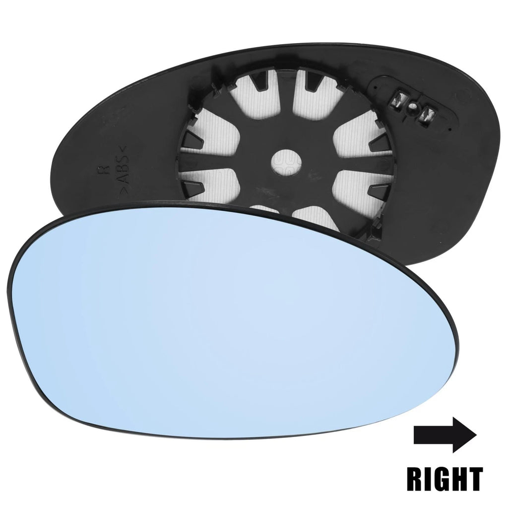 Rearview Right Mirror Glass Replacement Heated with Backing Plate for BMW 135i (2008–2013)