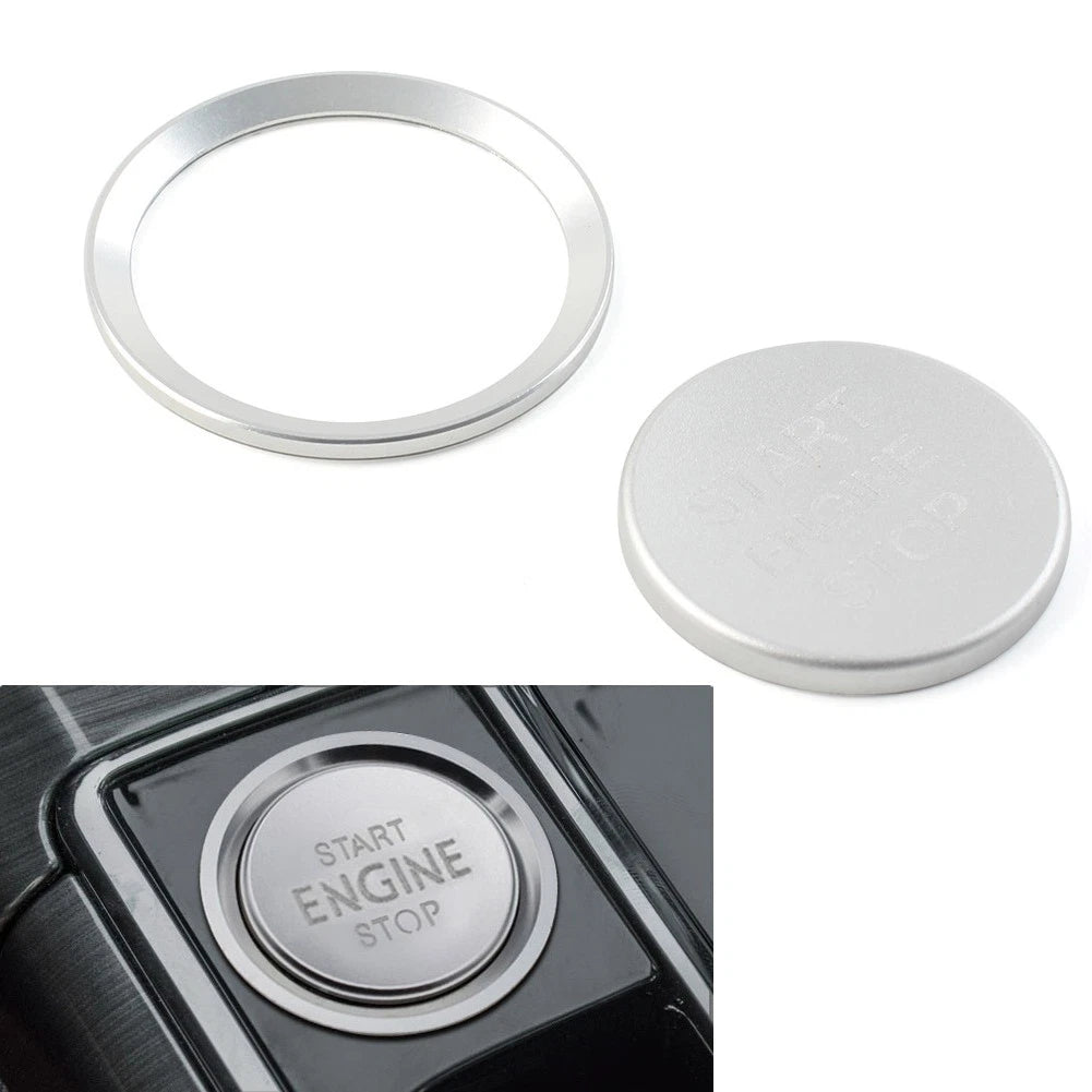 Engine Start Stop Switch Button Cover Trim for VW Tiguan, Atlas, Jetta, CC (2017–2023)