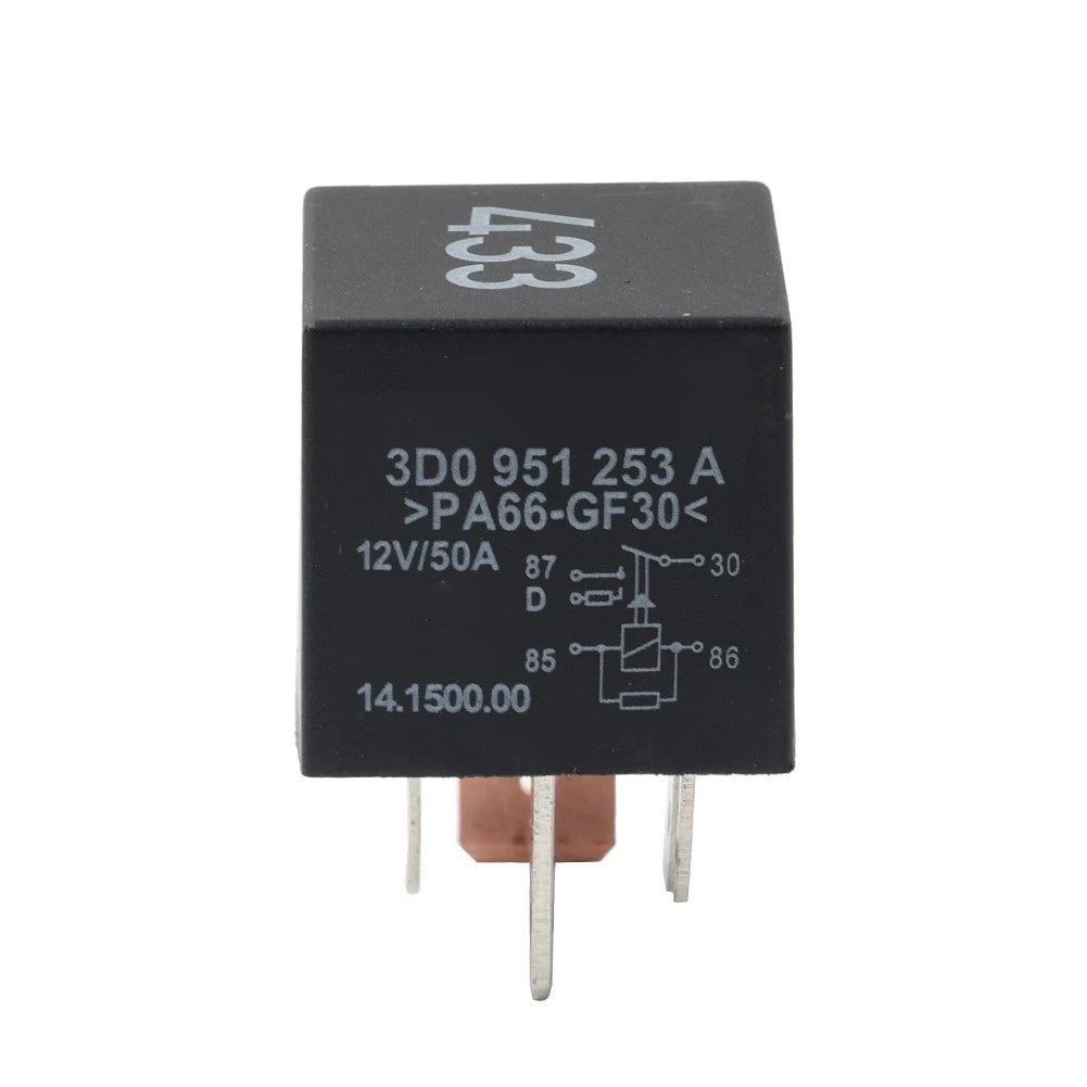 12V Starter Relay for Volkswagen Golf, Jetta, Passat, Audi A3 (3D0951253A)