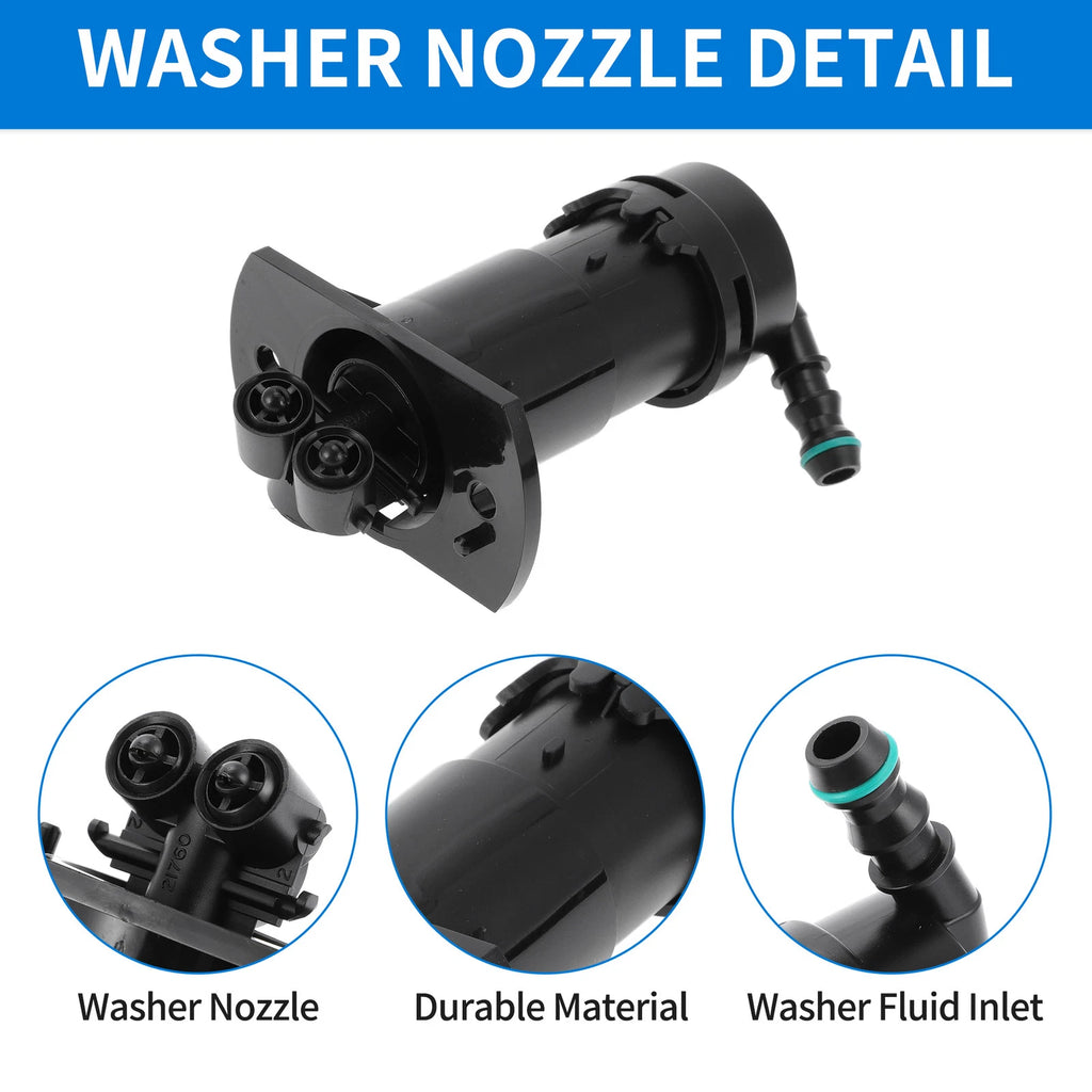 Front Driver Side Headlight Washer Nozzle for Audi A6 (2004–2011) No. 4F0955101 1pc