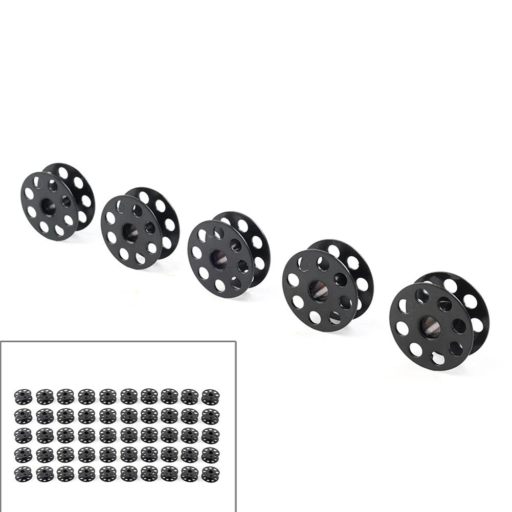 Set of 10 Slotted Bobbins for Sewing Machine #18034