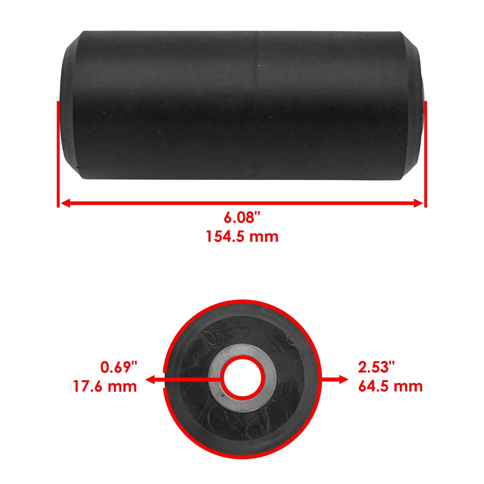 Deck Wheel Roller Replacement for John Deere 2210 4010 4110 4115 (2001–2015)