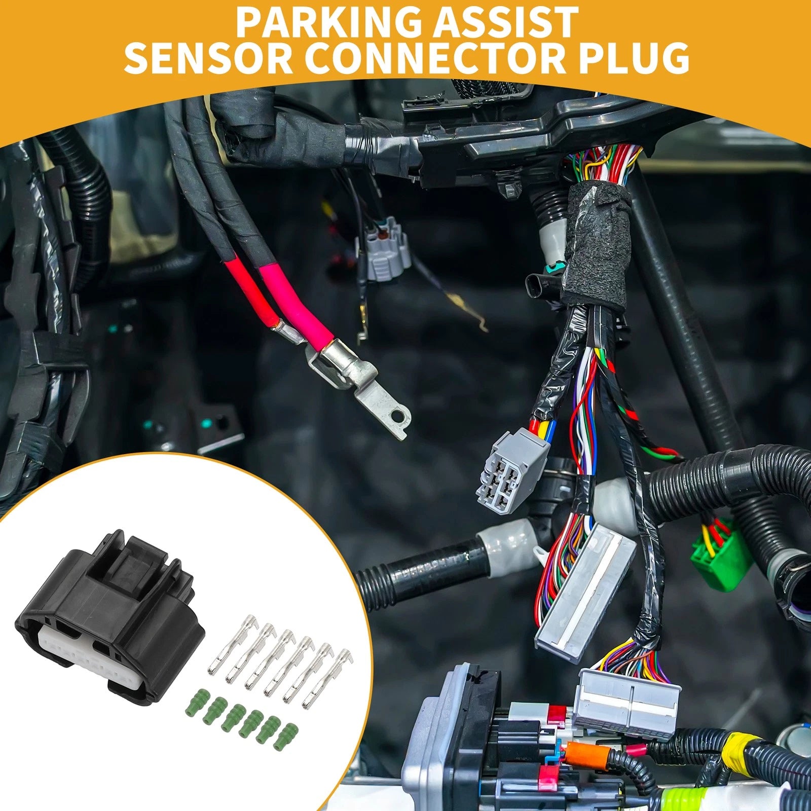 Parking Assist Sensor Connector Plug 6 Pin for Hyundai Equus Ultimate (2011–2016)