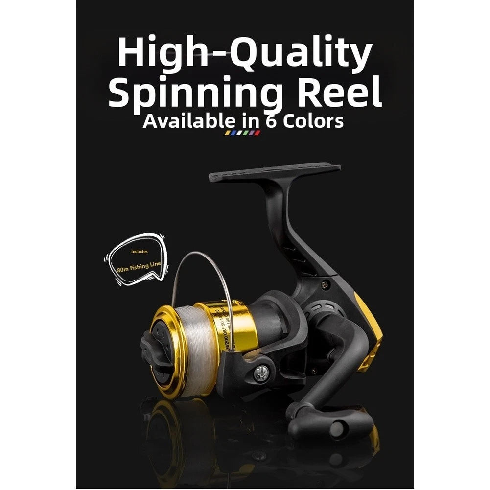 Lightweight Small Fishing Reel Model 200 with Adjustable Drag (No Year)