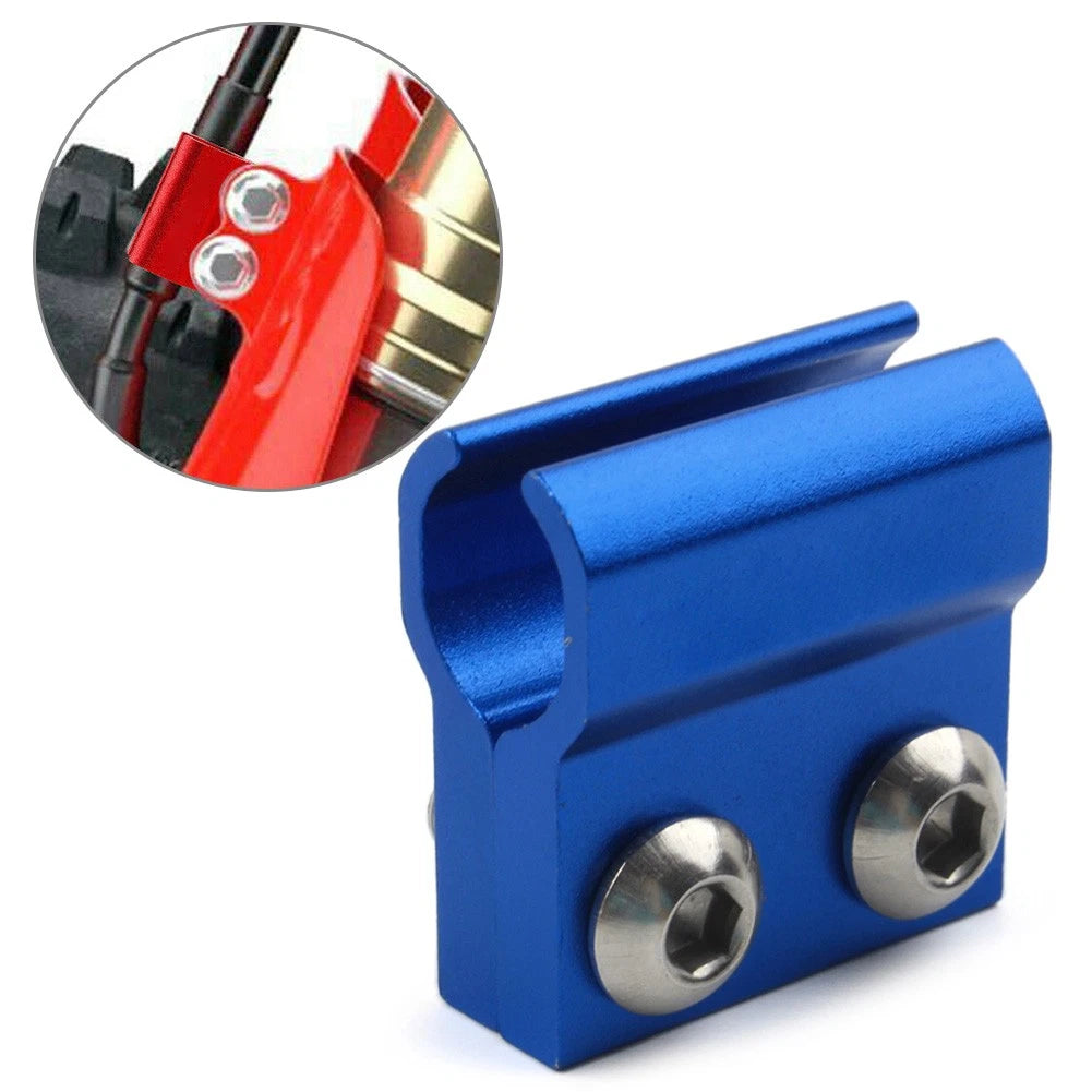 Front Brake Hose Clamp for Honda CR80R/85R CR125R/250R (1990–2007) Blue