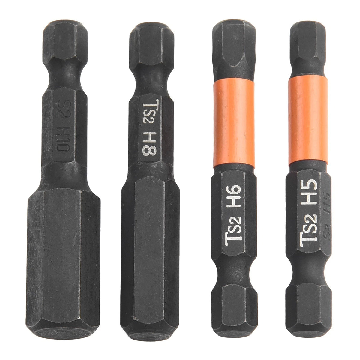 Screwdriver Bits Set of 10, 50mm Length, Alloy Steel