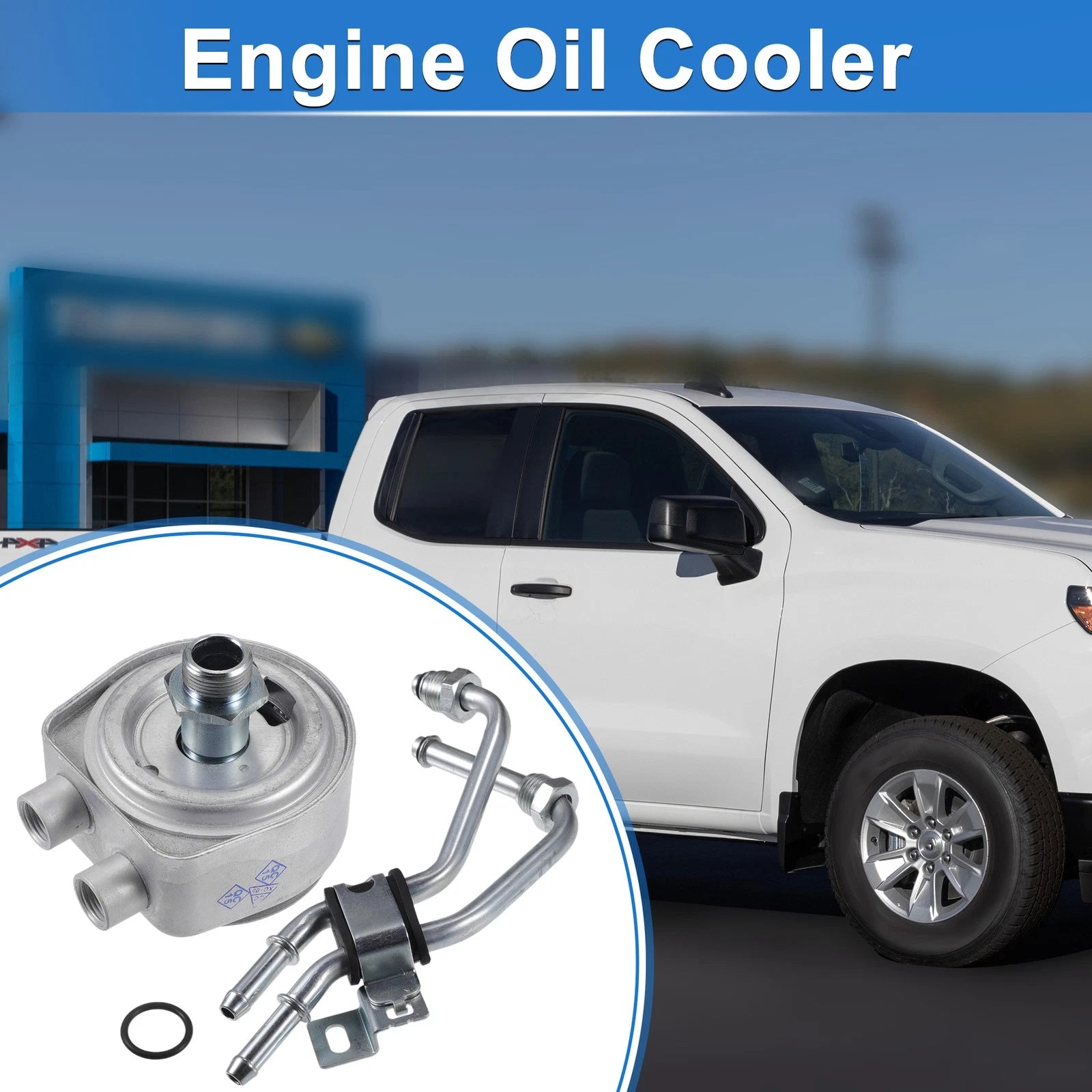 Engine Oil Cooler with Seals Bolt Replacement for Chevrolet Camaro (2010–2015)