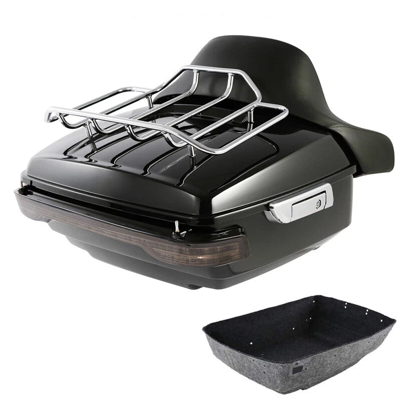 Trunk Backrest Rack Light for Harley Davidson Touring Road Glide (2014–2026)