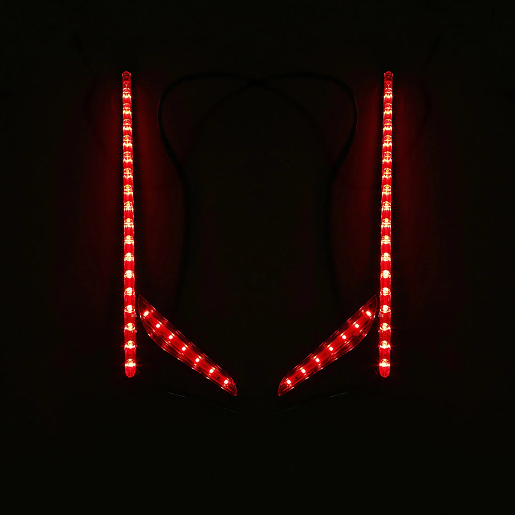 Rear Run Brake Vertical LED Light Strips for Honda Goldwing GL1800 (2012–2017)