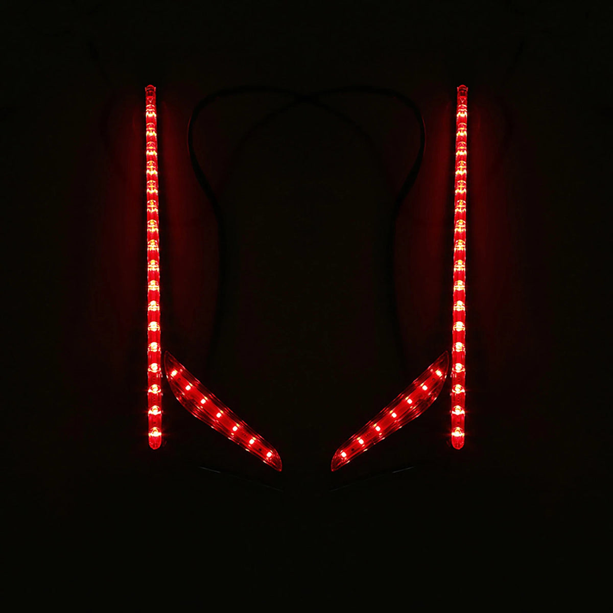 Rear Run Brake Vertical LED Light Strips for Honda Goldwing GL1800 (2012–2017)