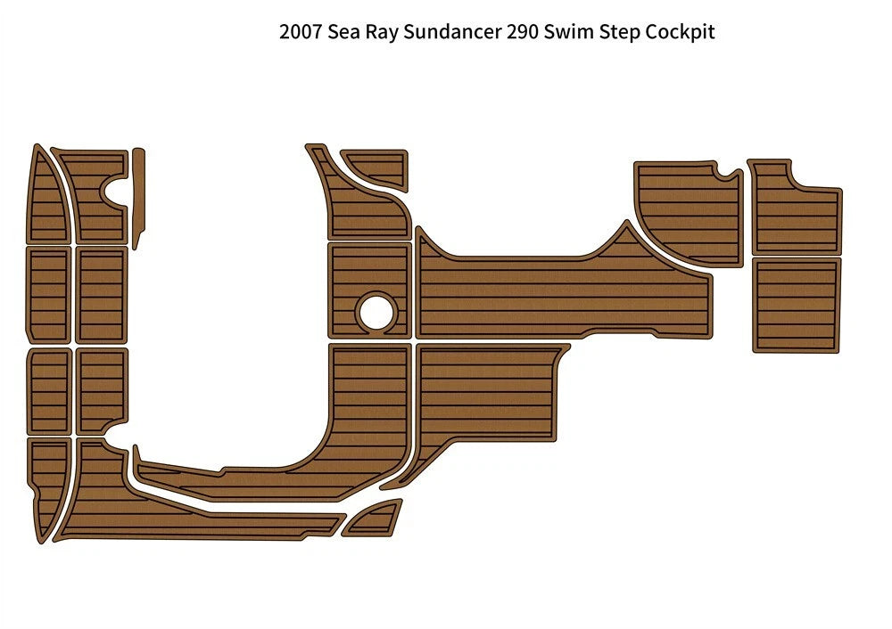 EVA Foam Teak Decking Flooring for Sea Ray Sundancer 290 (2007)