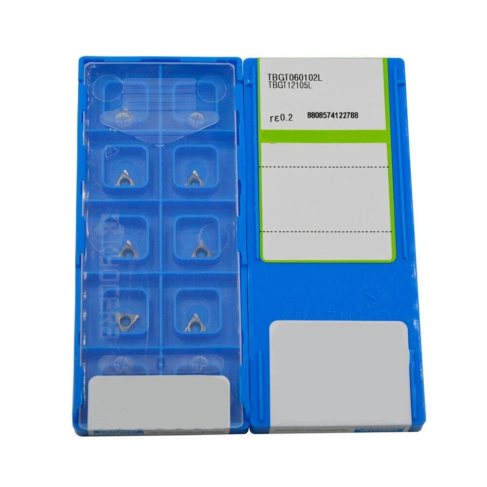 Pack of 10 Carbide Turning Inserts for Various Applications