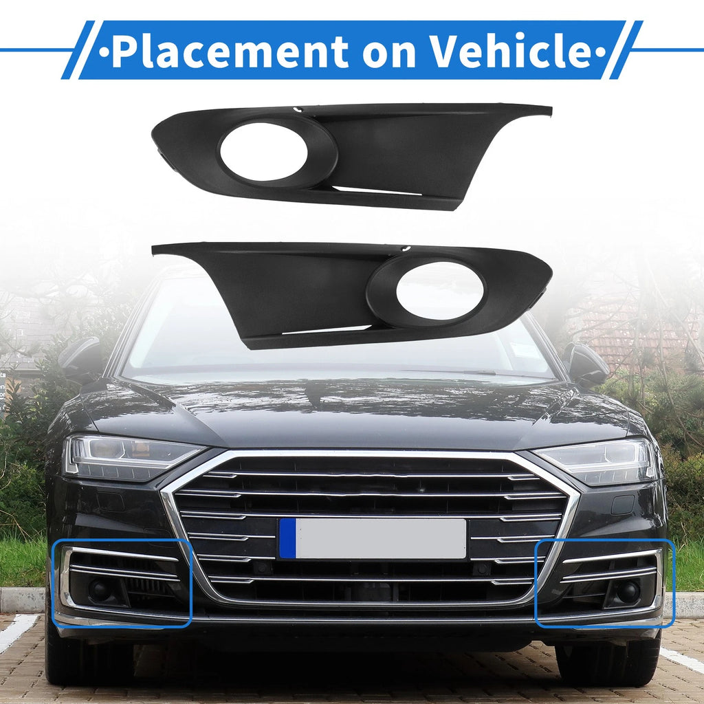 Front Fog Light Grille Pair Replacement for Volkswagen Jetta (2011–2018)