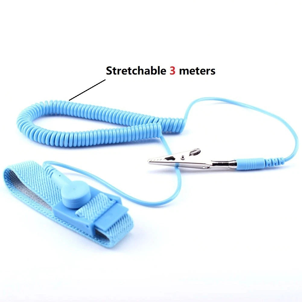 ESD Wrist Strap with 3M Cord for Effective Static Electricity Discharge
