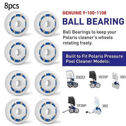Set of 8 Wheel Engine Bearings for Quick Connect (Compatible with )