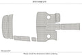 EVA Foam Teak Deck Flooring Mat for Cobalt 210 (2010)