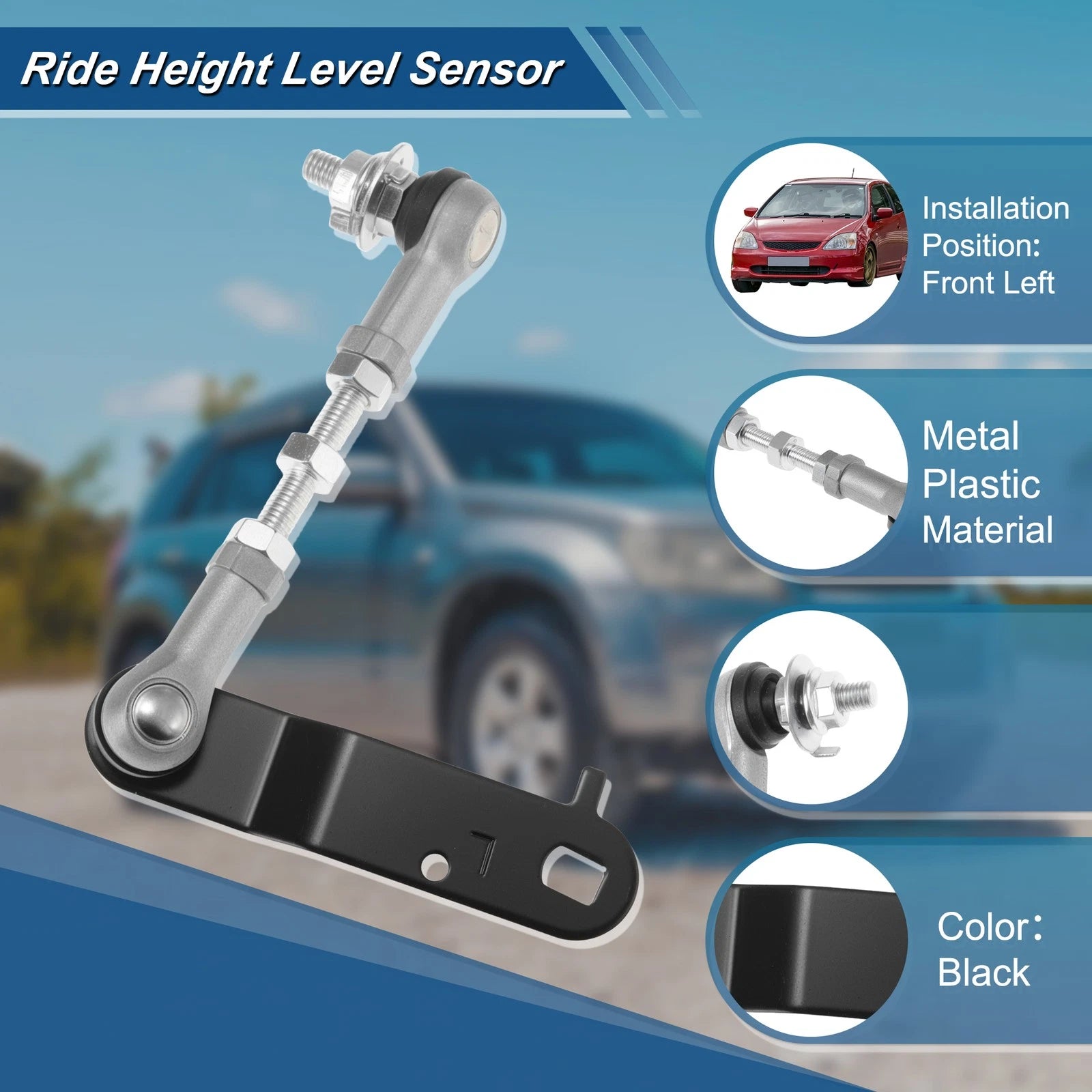 Ride Height Sensor for Lexus GX470 (2003–2009) Pin Metal Plastic