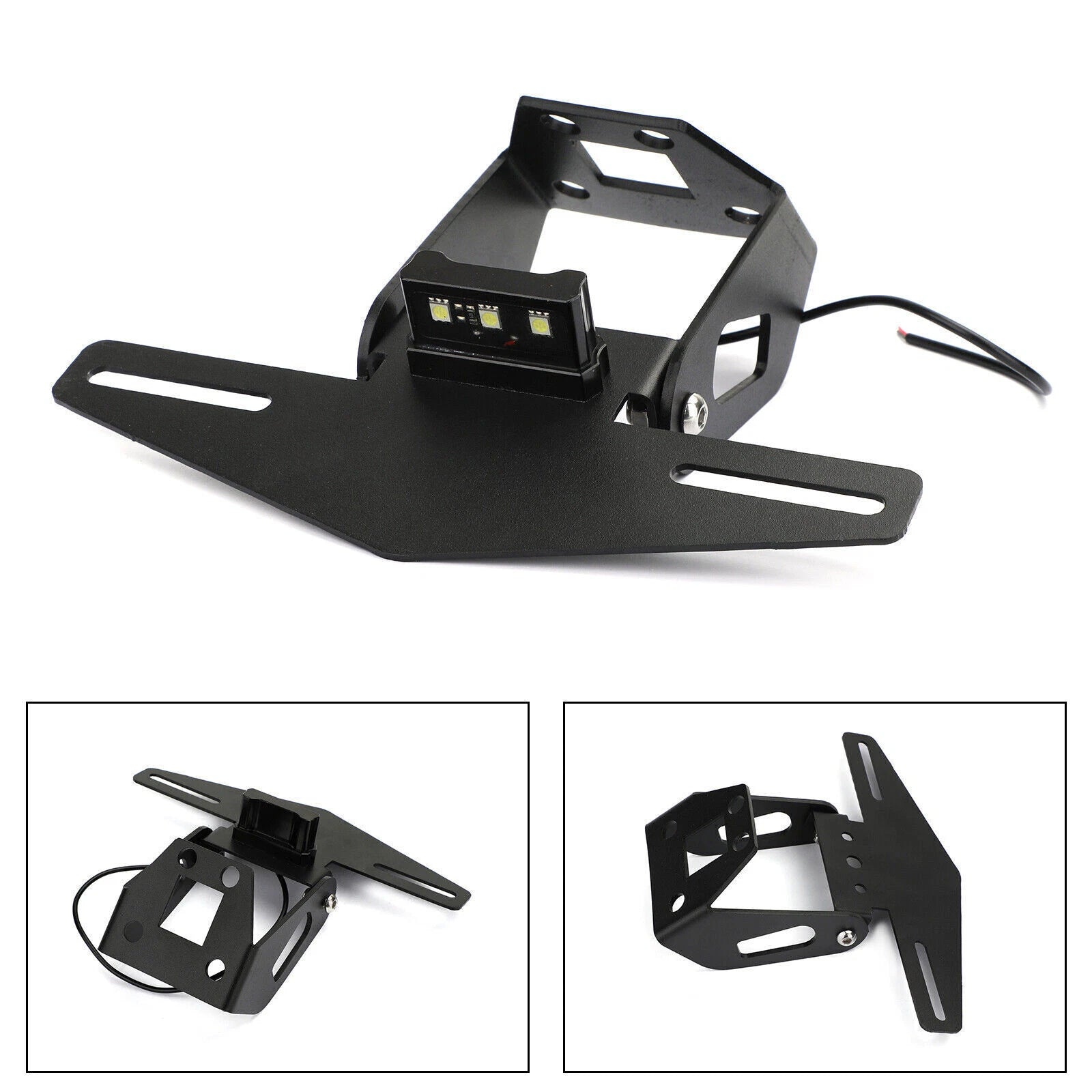 License Plate Holder Bracket for Kawasaki Ninja 400 (2018–2019), Ninja 250 (2018–2019), Z400 (2019–2020)