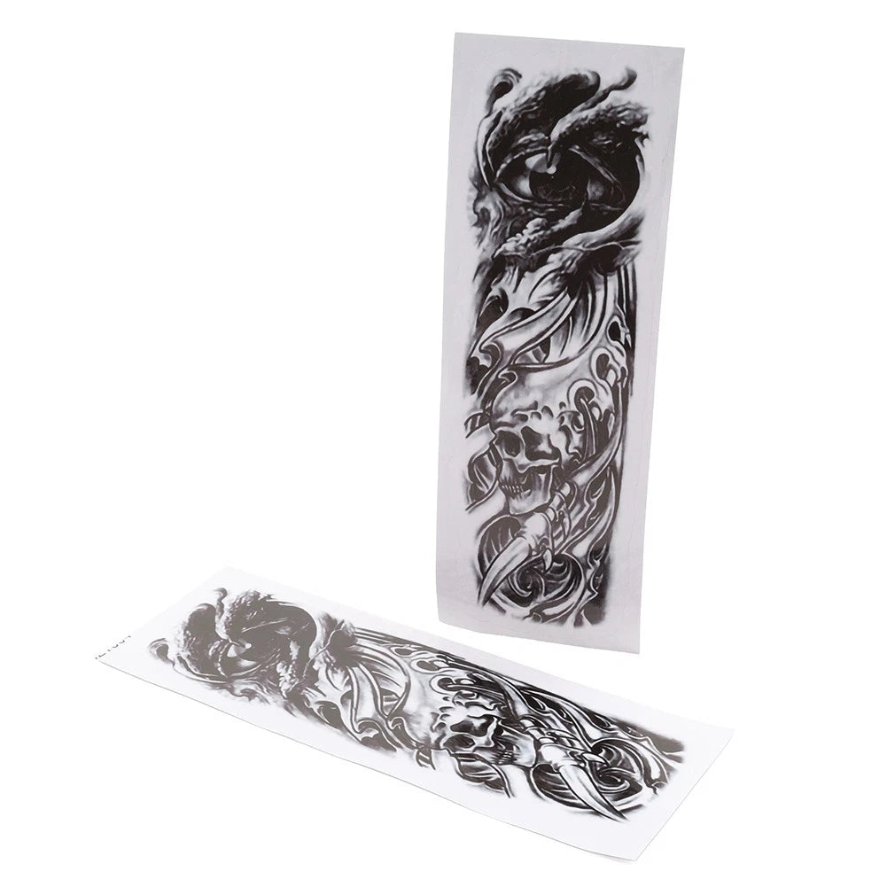 Custom Front Fork Skull Sticker Medallion for Harley Yamaha
