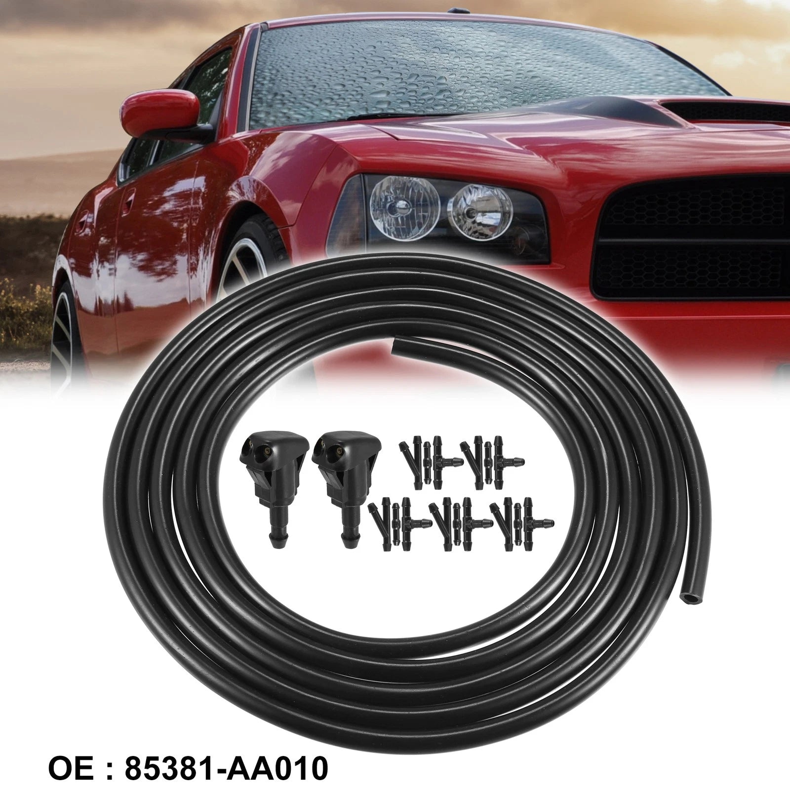 Windshield Washer Nozzle Hose Kit for Toyota Camry 1997–2001