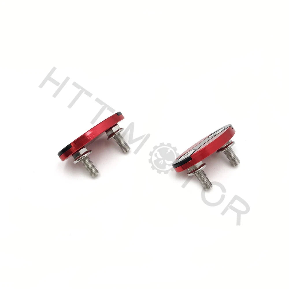 Mirror Block Off Plates for BMW S1000RR (2013–2018) Red
