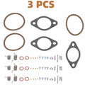 Set of 3 Carburetor Rebuild Kits for Mercury Force 90 95 HP (1990–1995) FK10357 809735A1