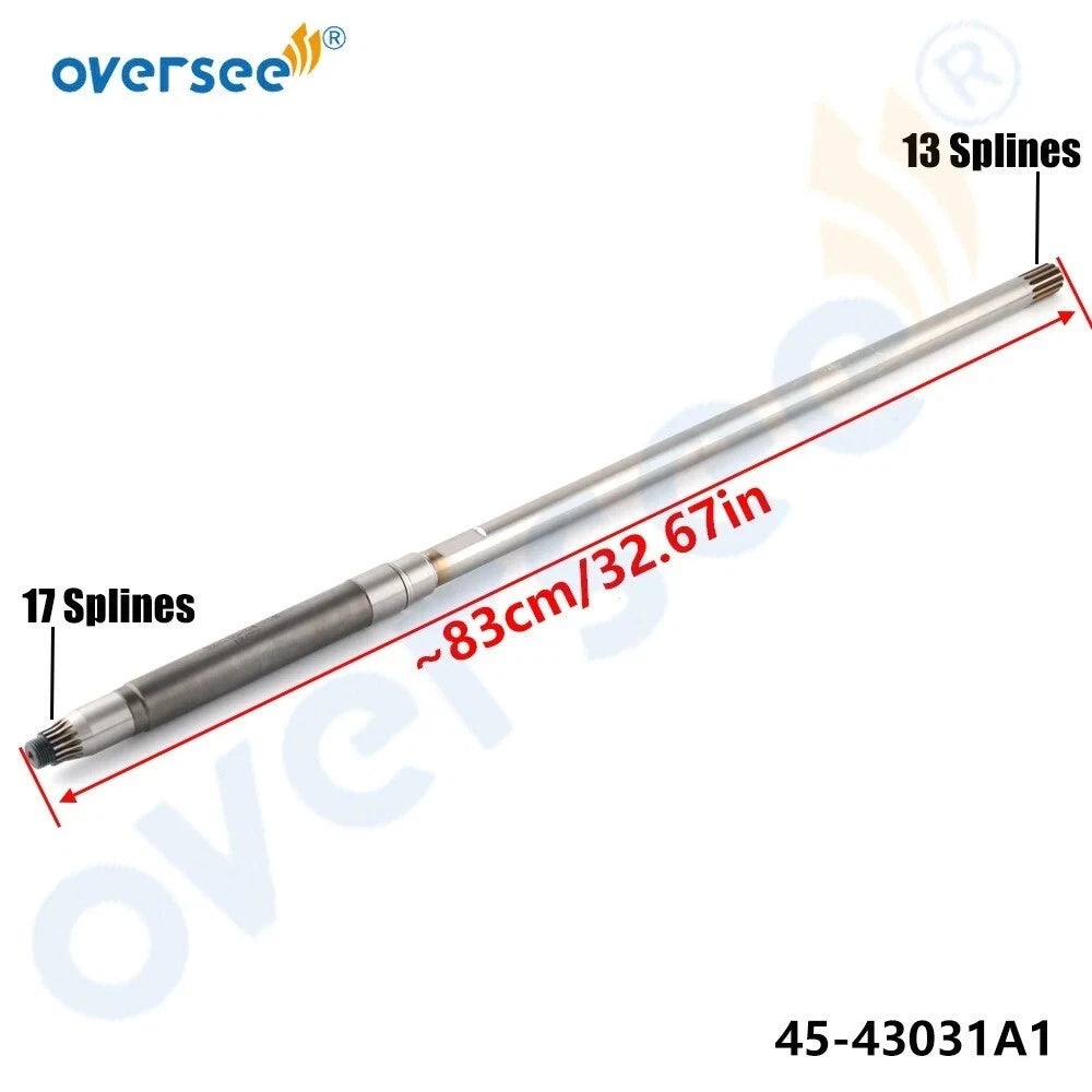 Drive Shaft Long for Mercury Marine Outboard 65-125HP (45-43031A1)