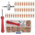 102PCS Valve Core Removal Kit for Universal Use (Includes 4-in-1 Tool)