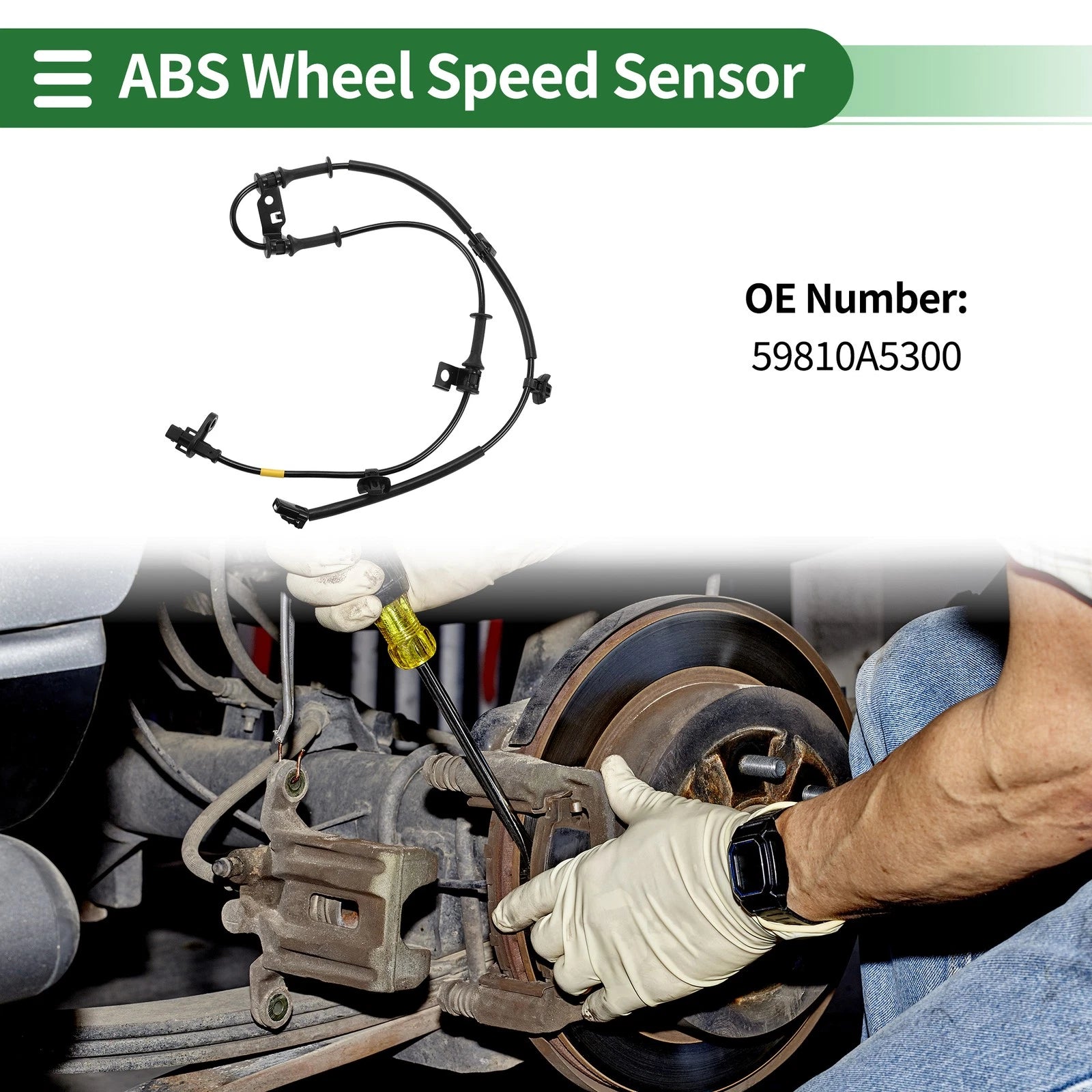 ABS Wheel Speed Sensor Replacement for Hyundai Elantra (2012–2016)
