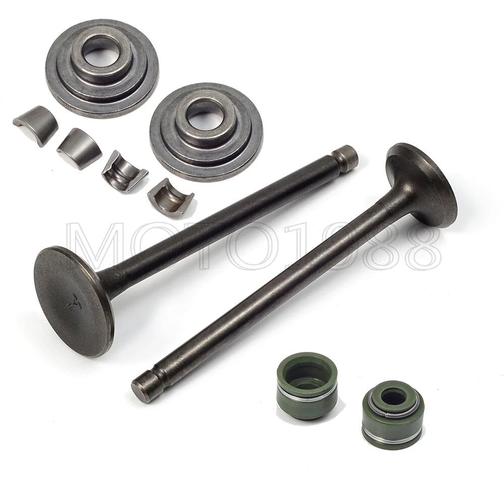Intake Exhaust Valves Set with Seals for Honda XR75 XR80 XR100 XR80R XR100R (1973–2009)