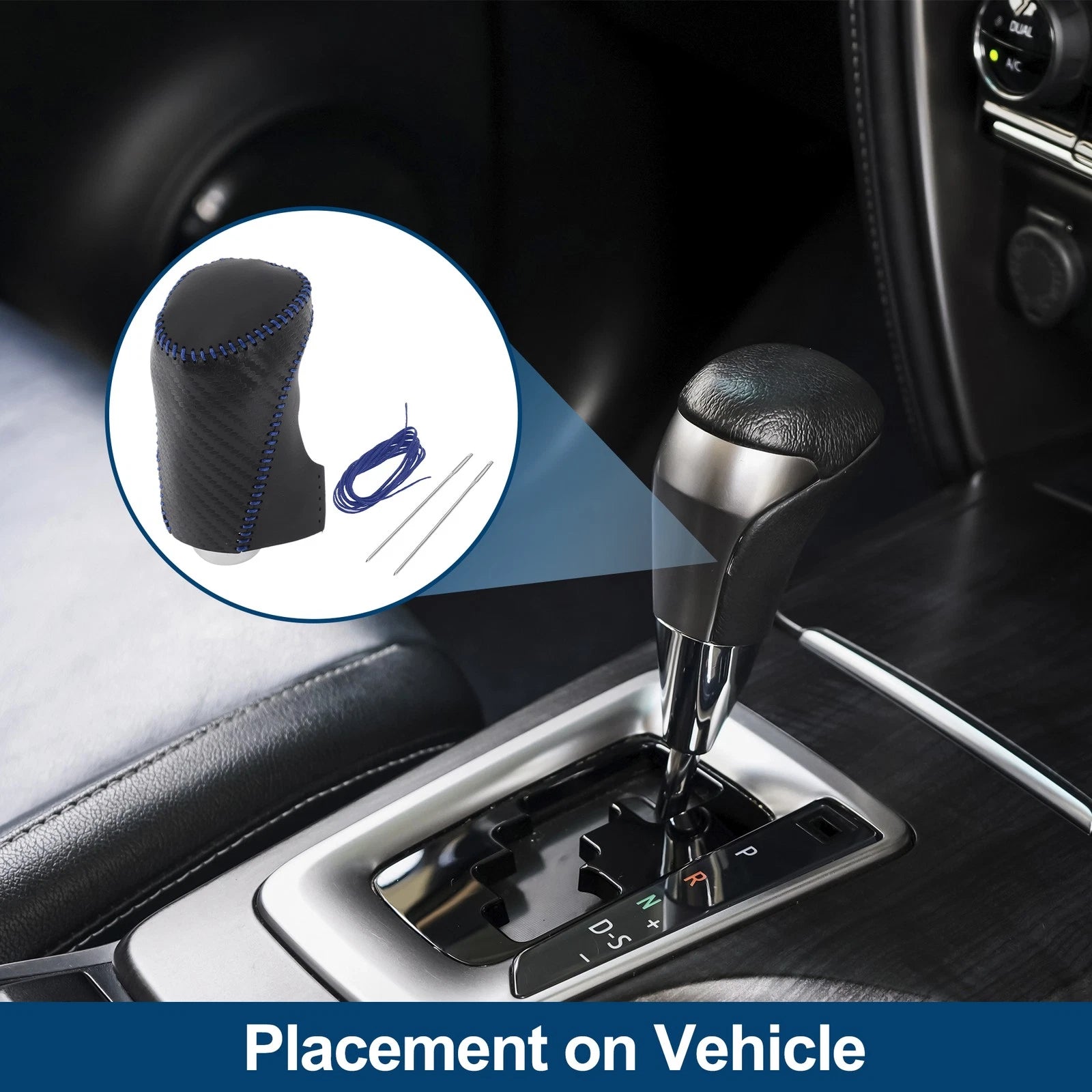 Gear Shift Knob Cover Replacement for Chevrolet Malibu (2012–2020)