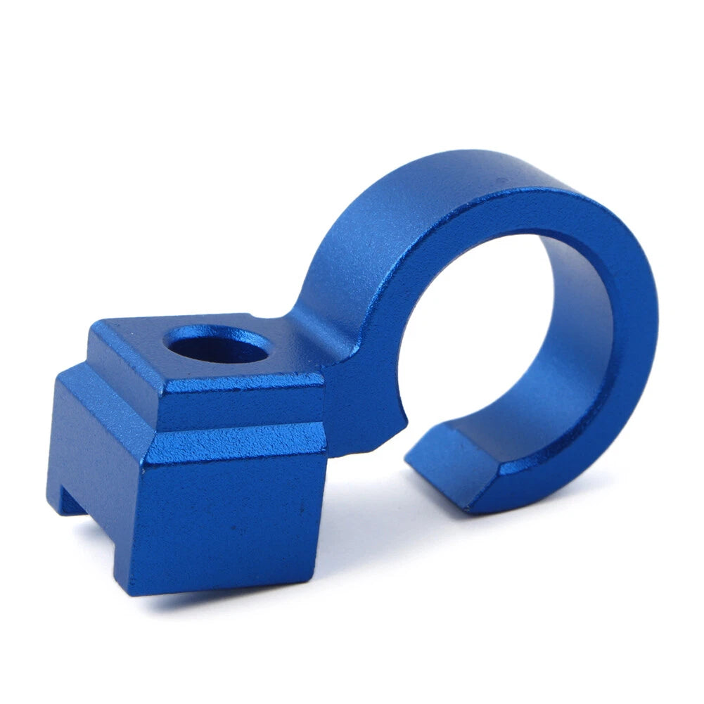 CNC Brake Hose Clamp Cable Guide for Suzuki DRZ400SM (2005–2024) Blue