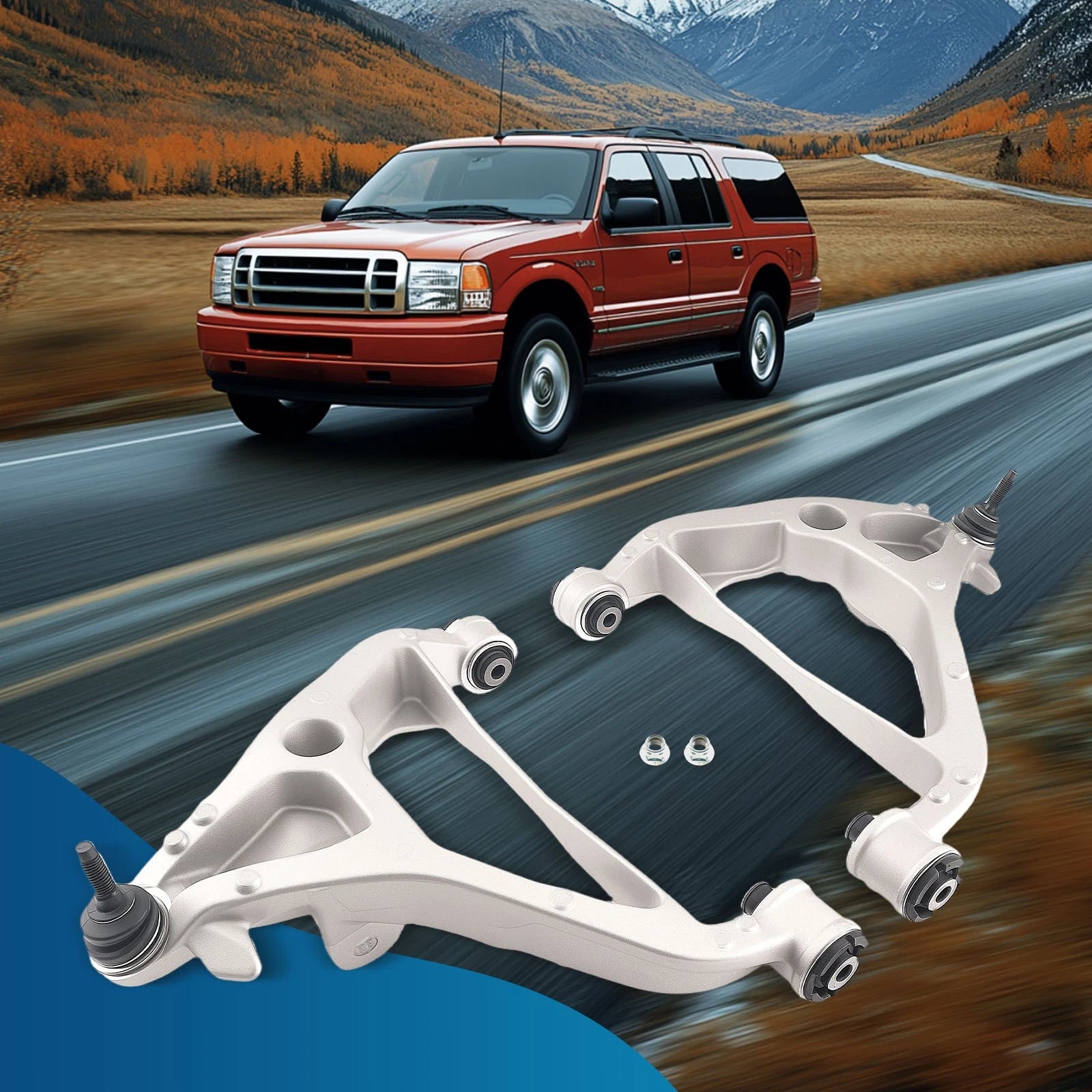 Front Lower Control Arms w/Ball Joint for Ford Expedition Navigator (2003–2006)