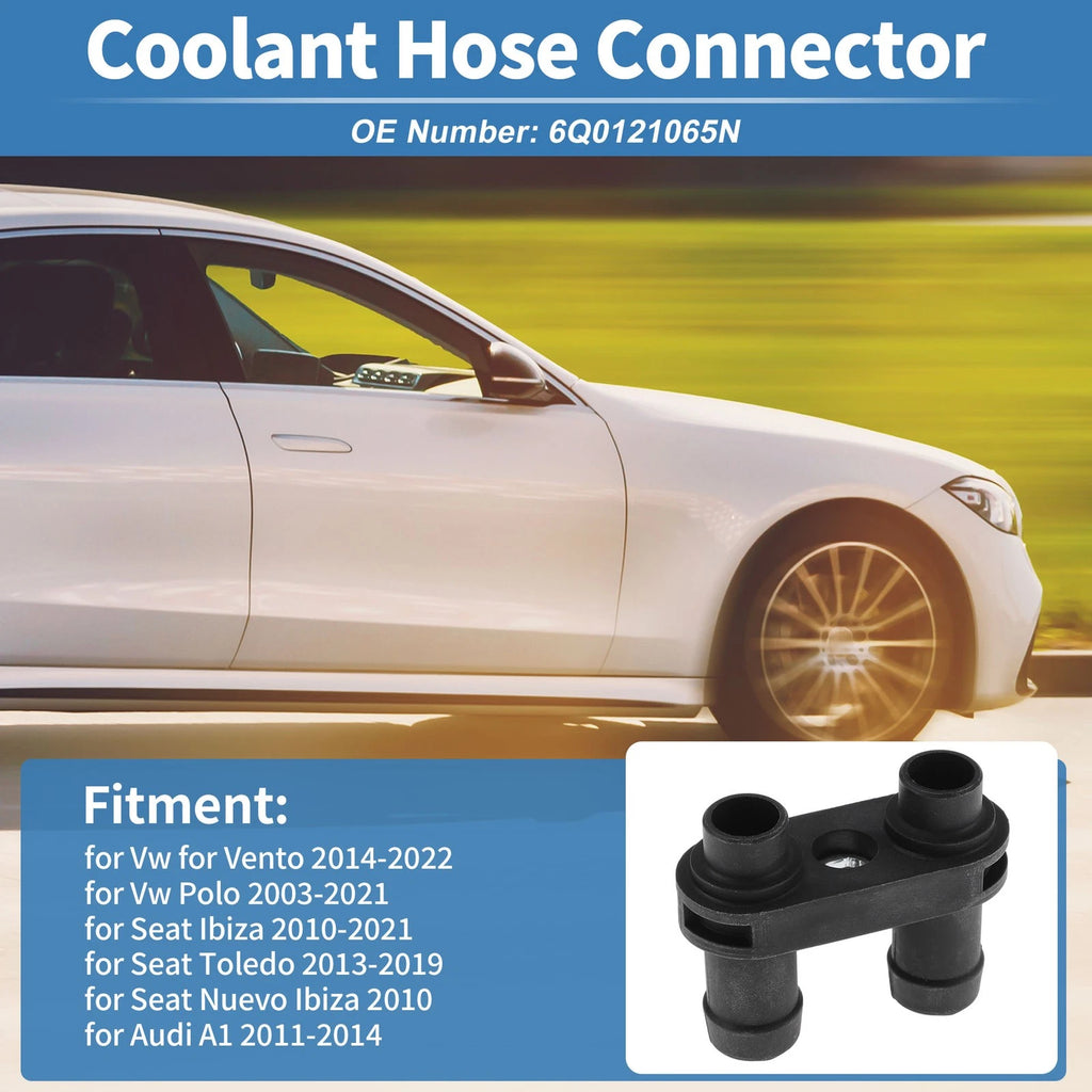 Engine Coolant Hose Connector OEM Replacement for VW Vento 2014–2022