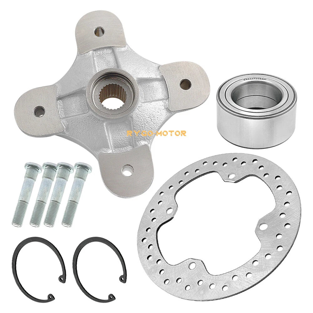 Rear Wheel Hub & Bearing & Brake Rotor Kit for Polaris Sportsman (2009–2023)