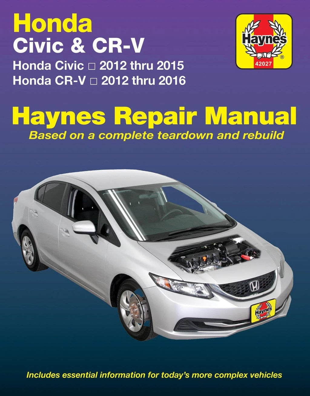 Workshop Manual for Honda Civic & CR-V (2012–2016)