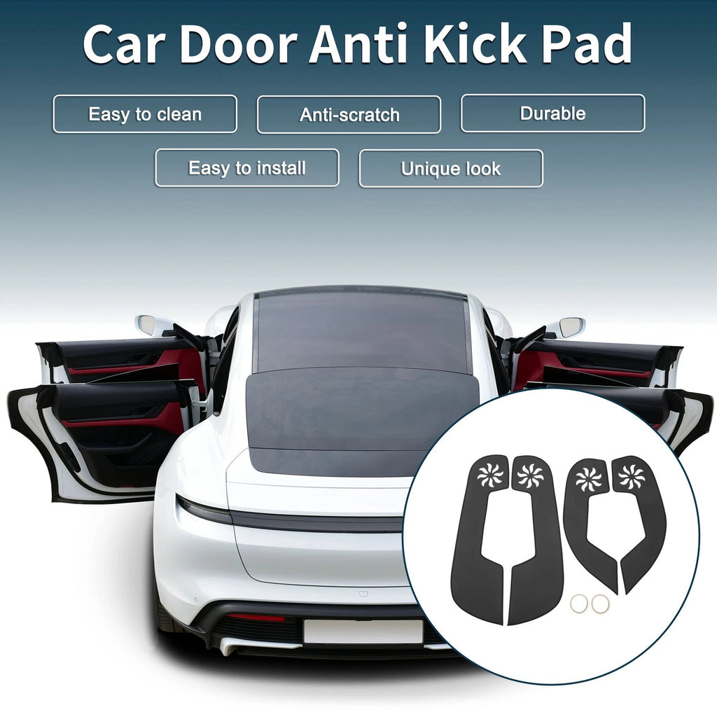 Door Anti Kick Pad Protector for Subaru Outback 2010–2014 1 Set Black