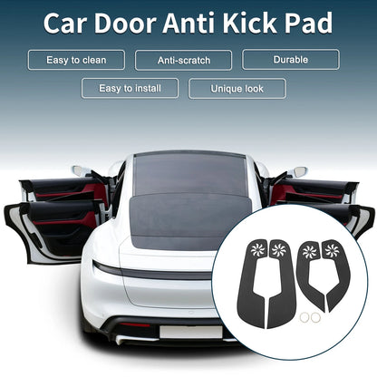 Door Anti Kick Pad Protector for Subaru Outback 2010–2014 1 Set Black
