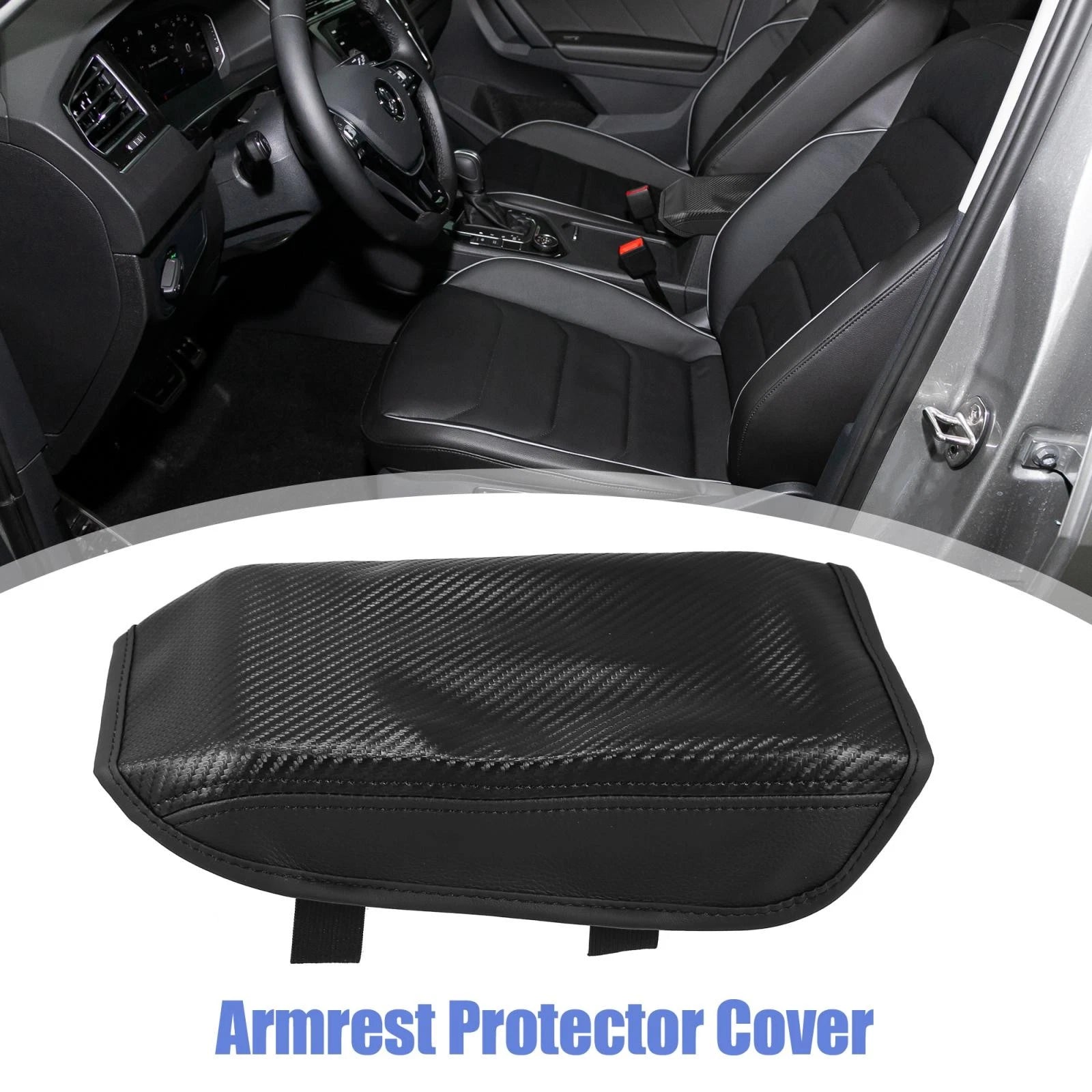 Microfiber Leather Armrest Pad Replacement for Volkswagen Tiguan (2017–2021)