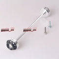 Front Rear Wheel Axle Slider Fork Protector for Yamaha T-MAX 530 (2008–2013) Silver