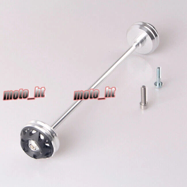 Front Rear Wheel Axle Slider Fork Protector for Yamaha T-MAX 530 (2008–2013) Silver