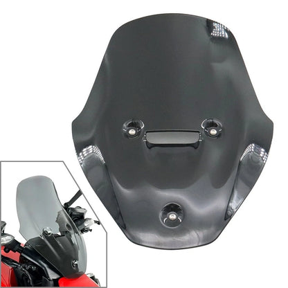 Motor Black Front Fairings Windshield for Ducati Diavel V4 (2023–2025)