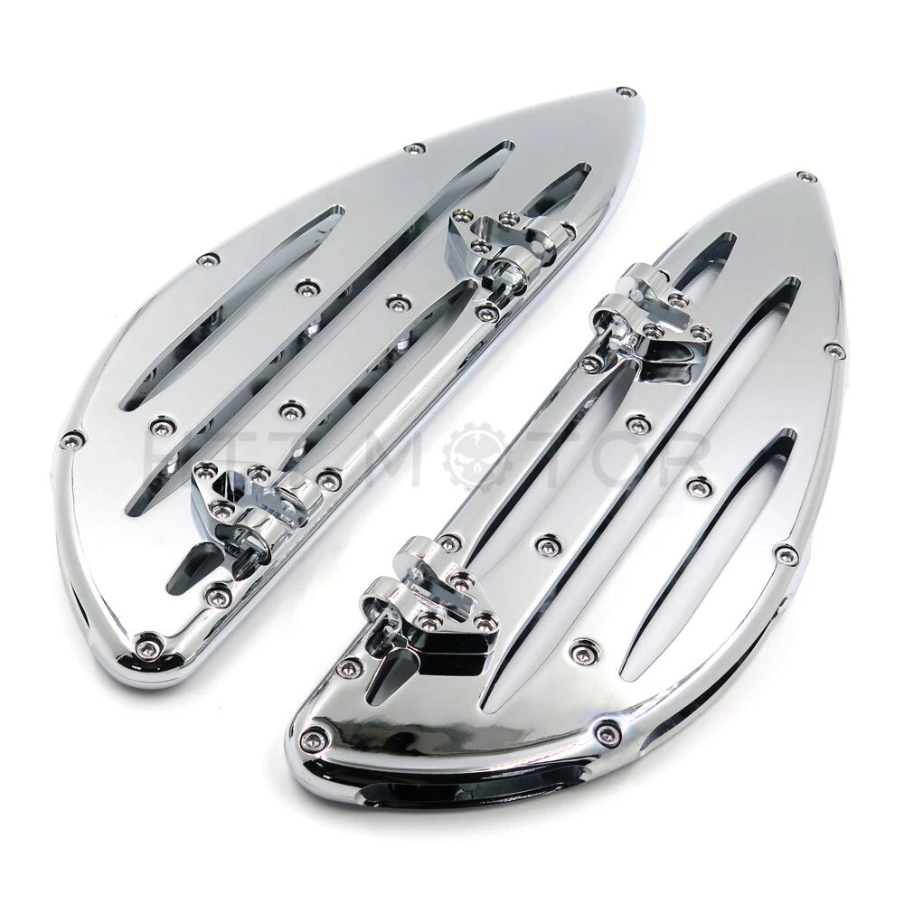 CNC Stretched Floorboard for Harley Touring/Softail/Dyna (2014–2023)