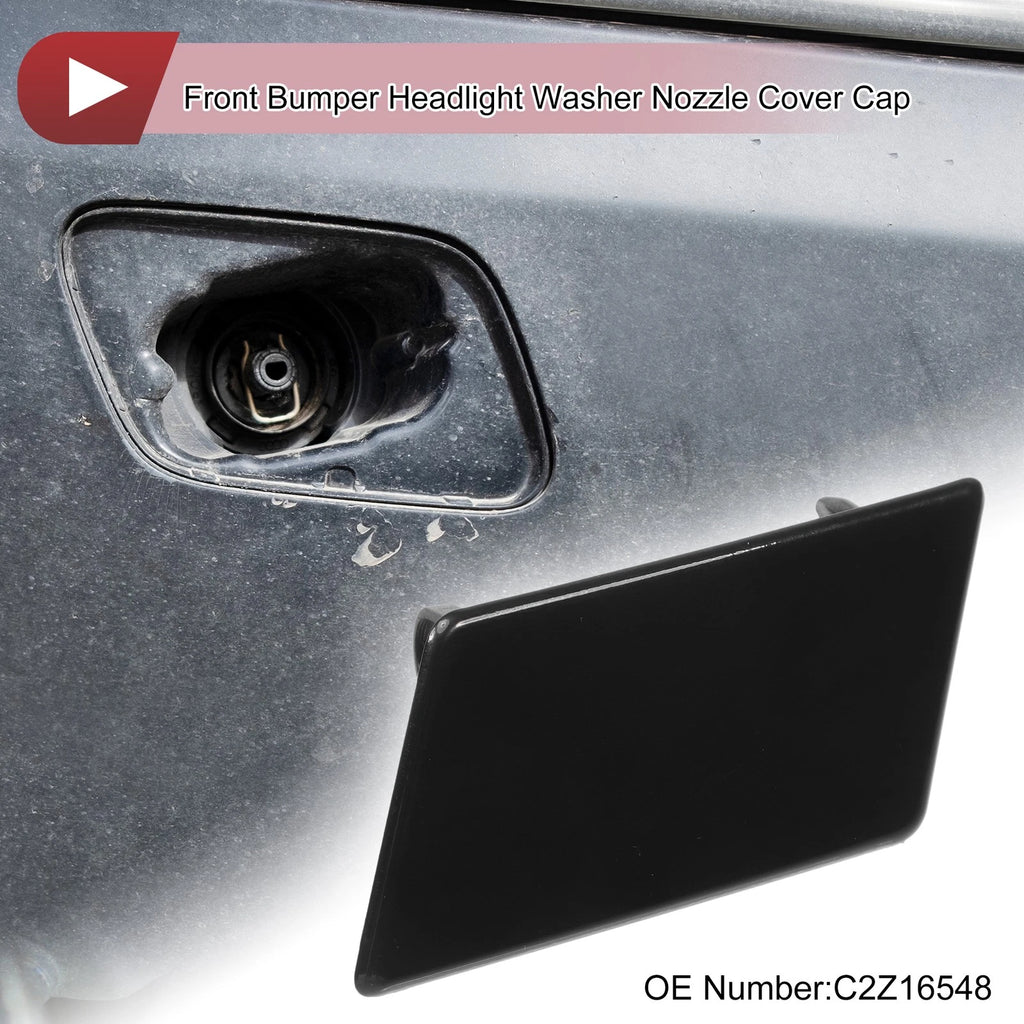 Front Left Washer Nozzle Cover Cap for Jaguar XFR (2012–2015) Black
