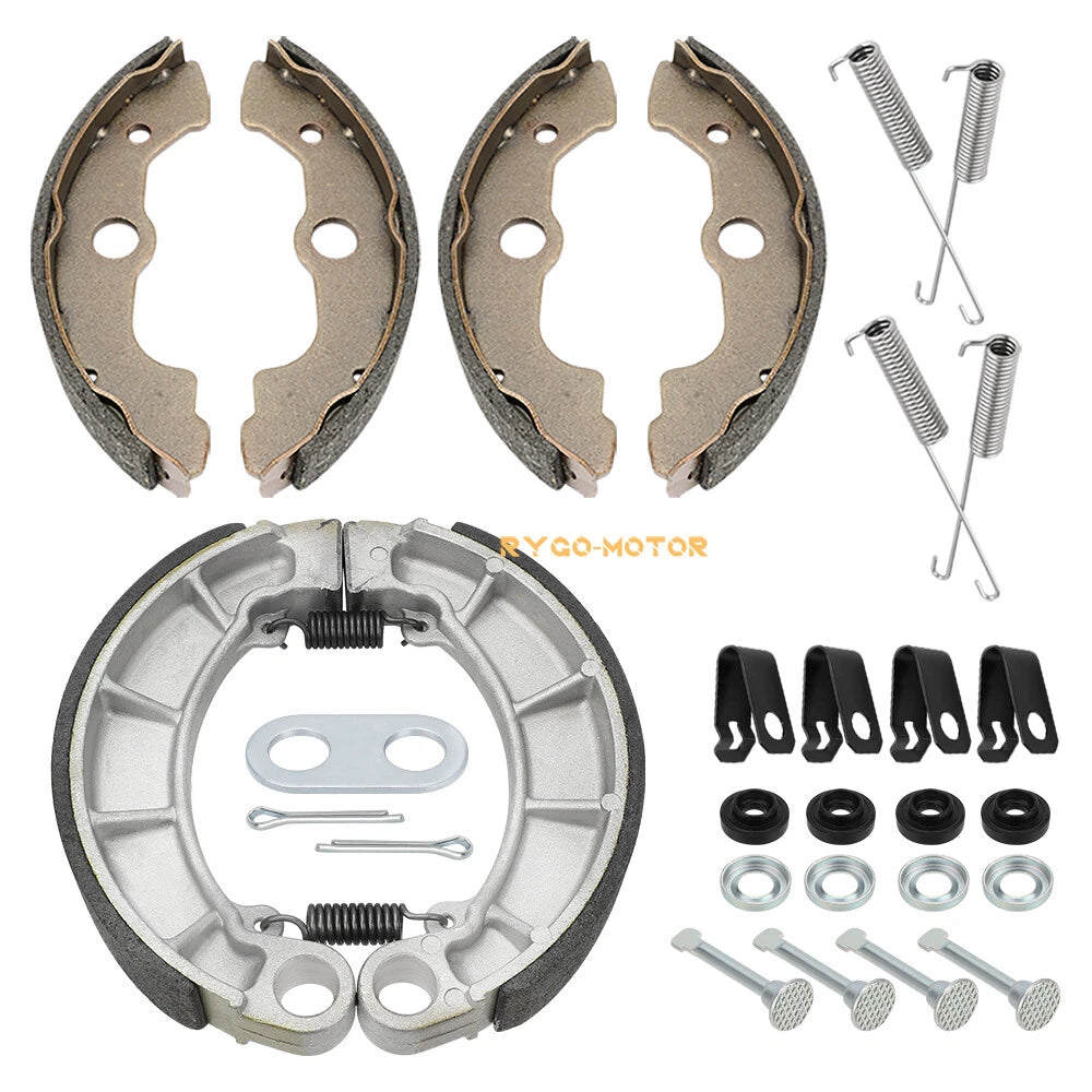 Front Rear Brake Shoes Pin Kit for Honda Rancher 350 400 TRX350 TRX400 (2000–2007)