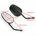 Rear View Mirrors for Harley Touring, Road King, Sportster XL883, XL1200, Dyna, Softail (T9)
