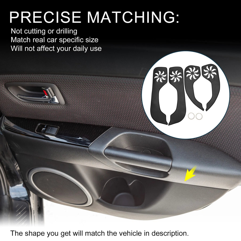Car Door Leather Anti Kick Pad Sticker for Audi A7 S7 (2009–2015)